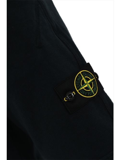 Bermuda shorts in cotone mafile' Navy Blue STONE ISLAND | 6200009S0060V0020